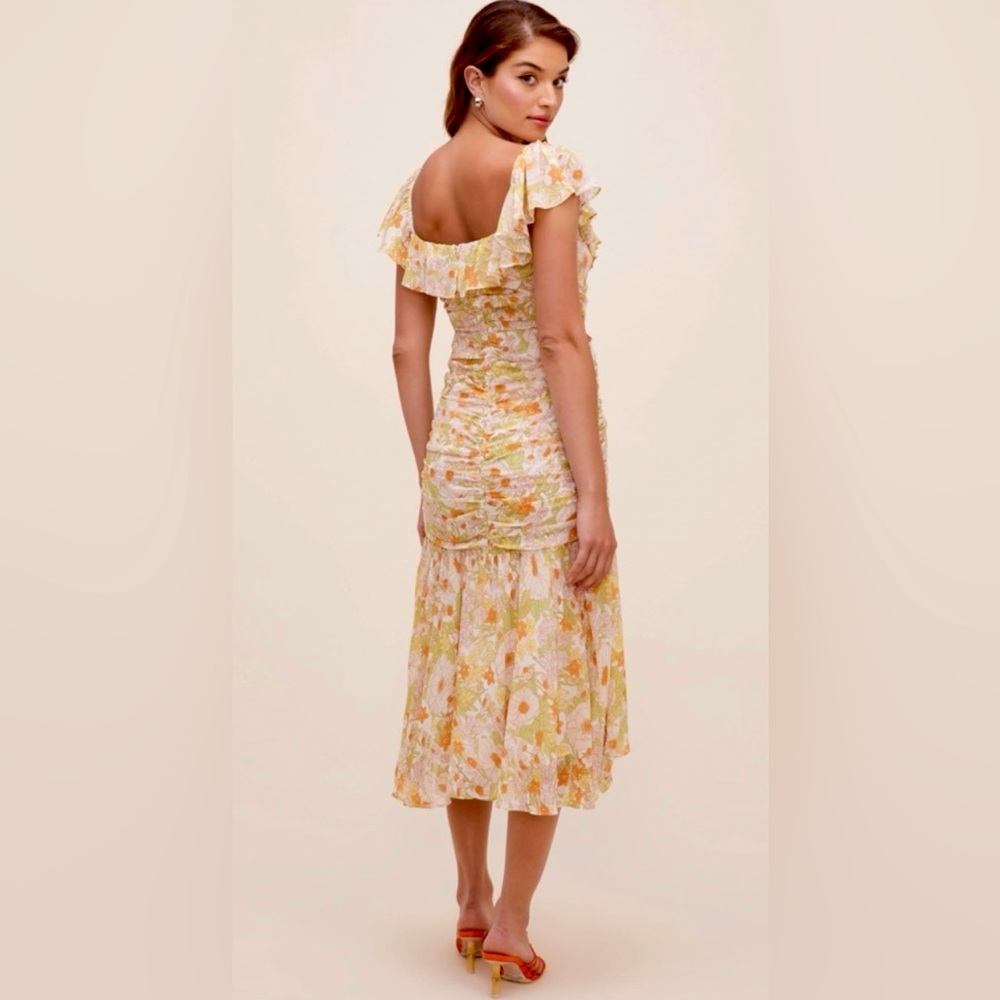 ASTR The Label Floral Cut Out Maxi / Midi Prom Easter Dress